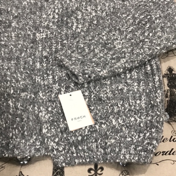 FRNCH Marled Open Front Cardigan - Picture 5 of 7